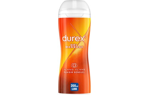 Durex - 3 Glijmiddelen en 1 Stimulerende gel - Voor Masturbation - Waterbasis – Massage 2in1 Ylang Ylang 200ml - Massage 2in1 Aloe Vera 200ml – Tingle 100ml - Orgasm Intense Stimulerende Glijmiddel 10ml - Voordeelverpakking
