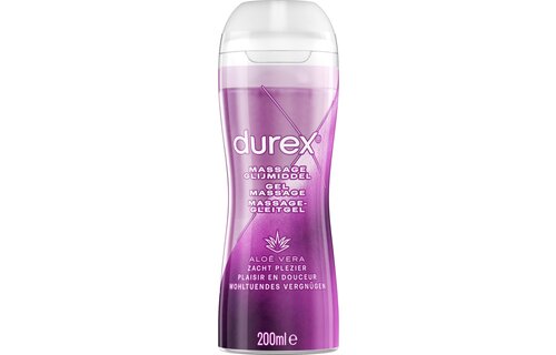 Durex - 4 Glijmiddelen en 1 Stimulerende gel - 2 in 1 Aloë Vera 200ml - 2 in 1 Sensitive - Play Tingle Gel 100ml - Crazy Cherry (Kers) 100ml - Orgasm Intense Stimulerende Gel 10ml - Voordeelverpakking