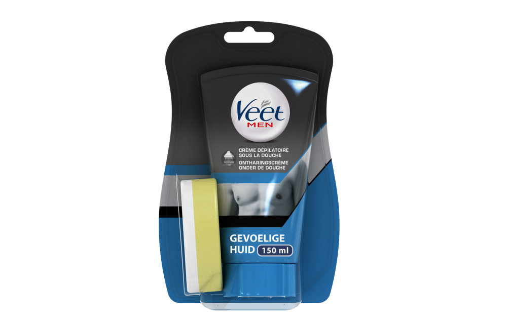 Veet Ontharingscreme - Man - Gevoelige Huid - In Shower - 150ml