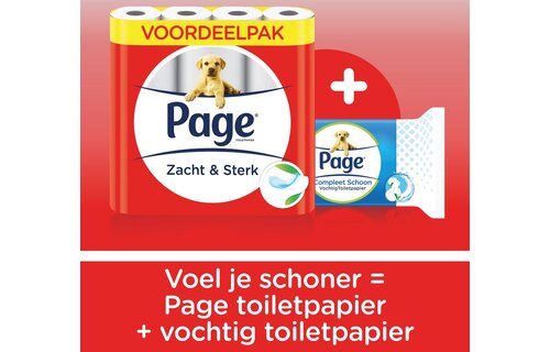 Page toiletpapier - 90 rollen - Zacht & Sterk wc papier - voordeelverpakking