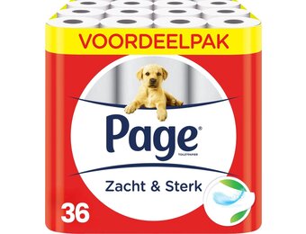 Page toiletpapier - 36 rollen - Zacht & Sterk wc papier - voordeelverpakking
