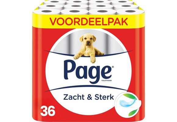Page toiletpapier - 36 rollen - Zacht & Sterk wc papier - voordeelverpakking