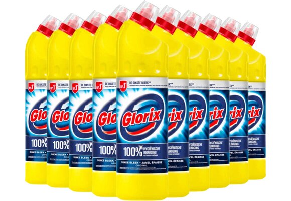 Glorix bleek - 15 Stuks - Toiletreiniger - Original Bleek/Javel  - Voordeelverpakking