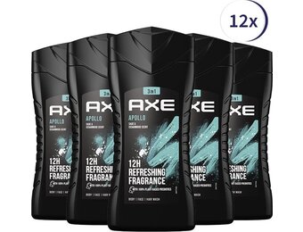 Axe Apollo Showergel - 12 x 250 ml - Voordeelverpakking