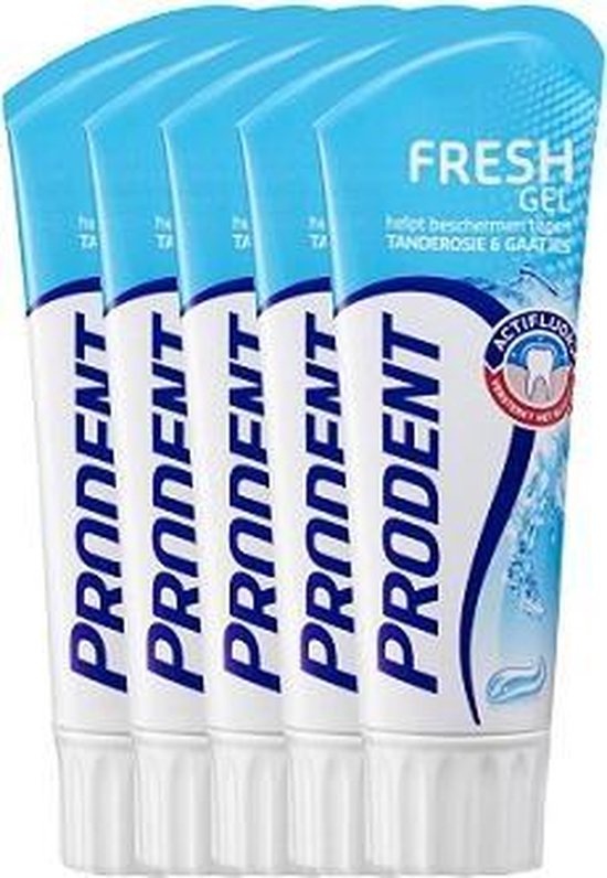 Prodent Fresh Gel Tandpasta - 5 x 75 ml - Voordeelverpakking