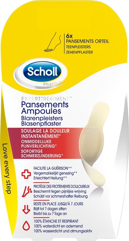 Scholl Pharma Blarenpleisters Teen - 6 stuks