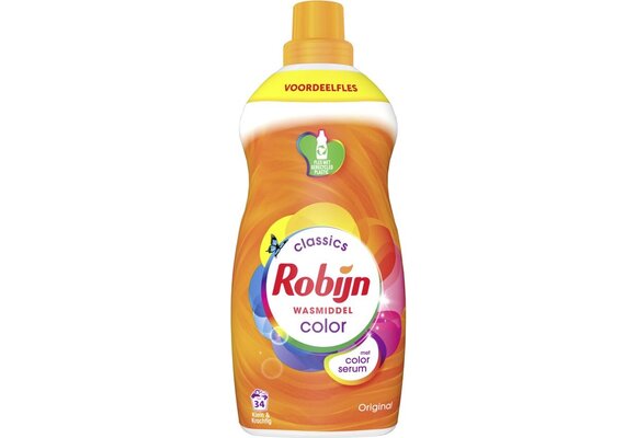 Robijn Klein & Krachtig Wasmiddel Color 34 Wasbeurten 1,19 liter