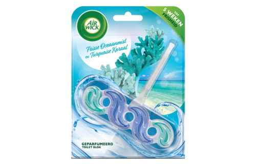 Airwick Geparfumeerde Toiletblok – Frisse Oceaanmist & Turquoise Koraal 35gr