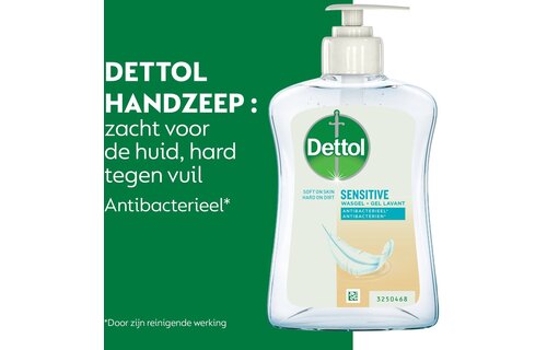 Dettol - Refill Sensitive 500ML - Sensitive 2x250ML - Voordeelverpaking