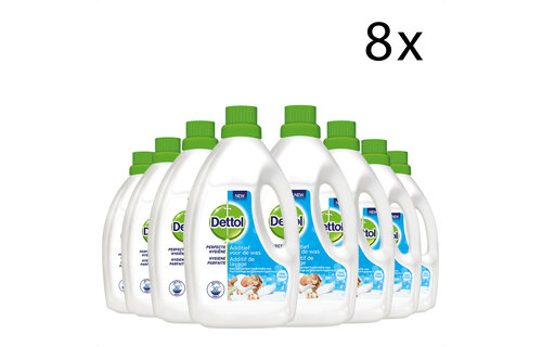 Dettol Was Toevoeging Hygiëne Fresh - 1,5L x8
