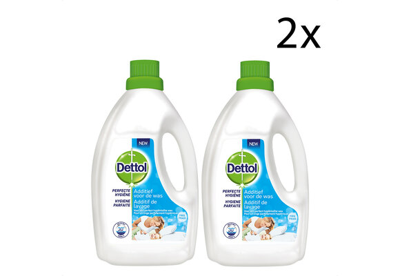 Dettol - Dettol Wasmiddel Toevoeging - Hygiëne Fresh - 1,5L - 2 Stuks