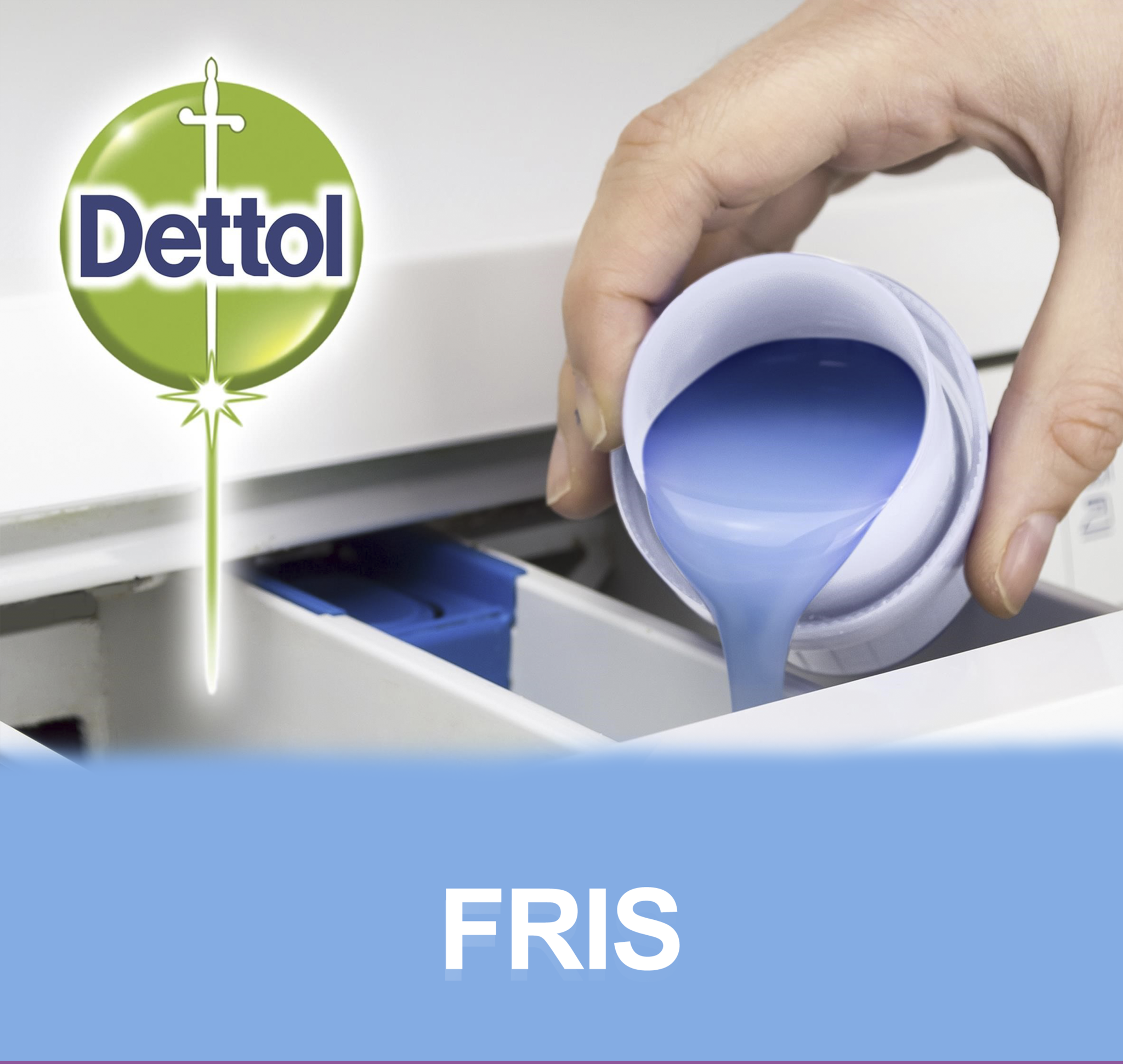 Dettol Was Toevoeging Hygiëne Fresh 1,5L x2