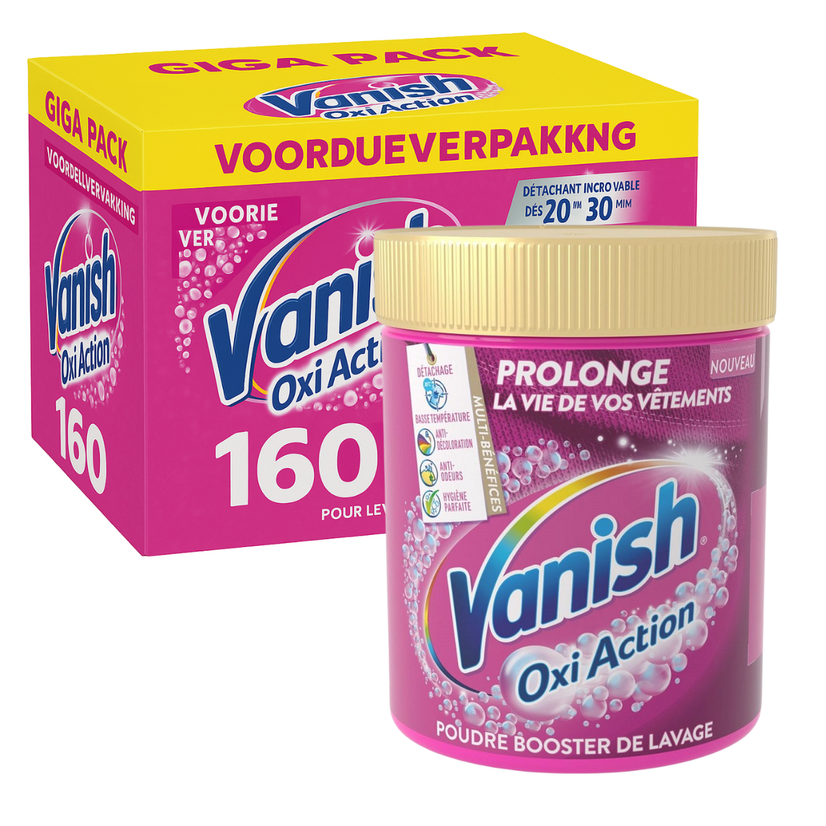 Vanish Colour Powder -  4700gr - 160 Wasbeurten - Voordeelverpakking