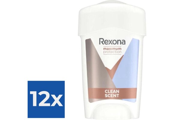 Rexona Maximum Protection - Deodorant - Stick - Clean Scent - 45ml x 12