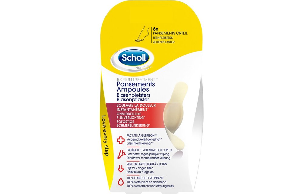 Scholl Pharma Blarenpleisters Teen - 6 stuks