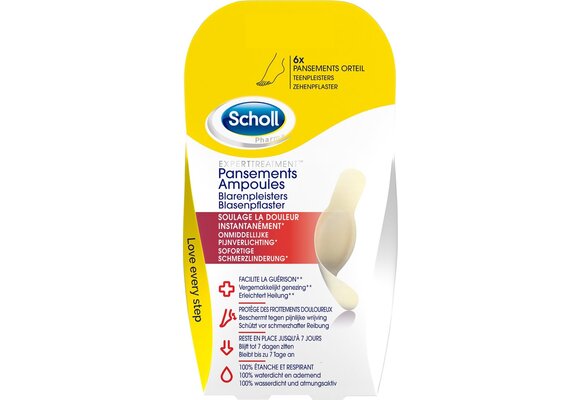 Scholl Pharma Blarenpleisters Teen - 6 stuks