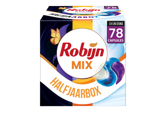 Robijn Classics Capsules Mixpakket - 78 Stuks - Voordeelverpakking