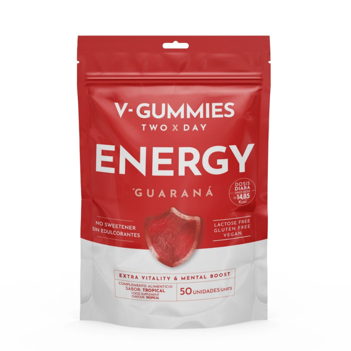 V-GUMMIES ENERGY GUARANA - Vitamine Gummie - 50 Stuks
