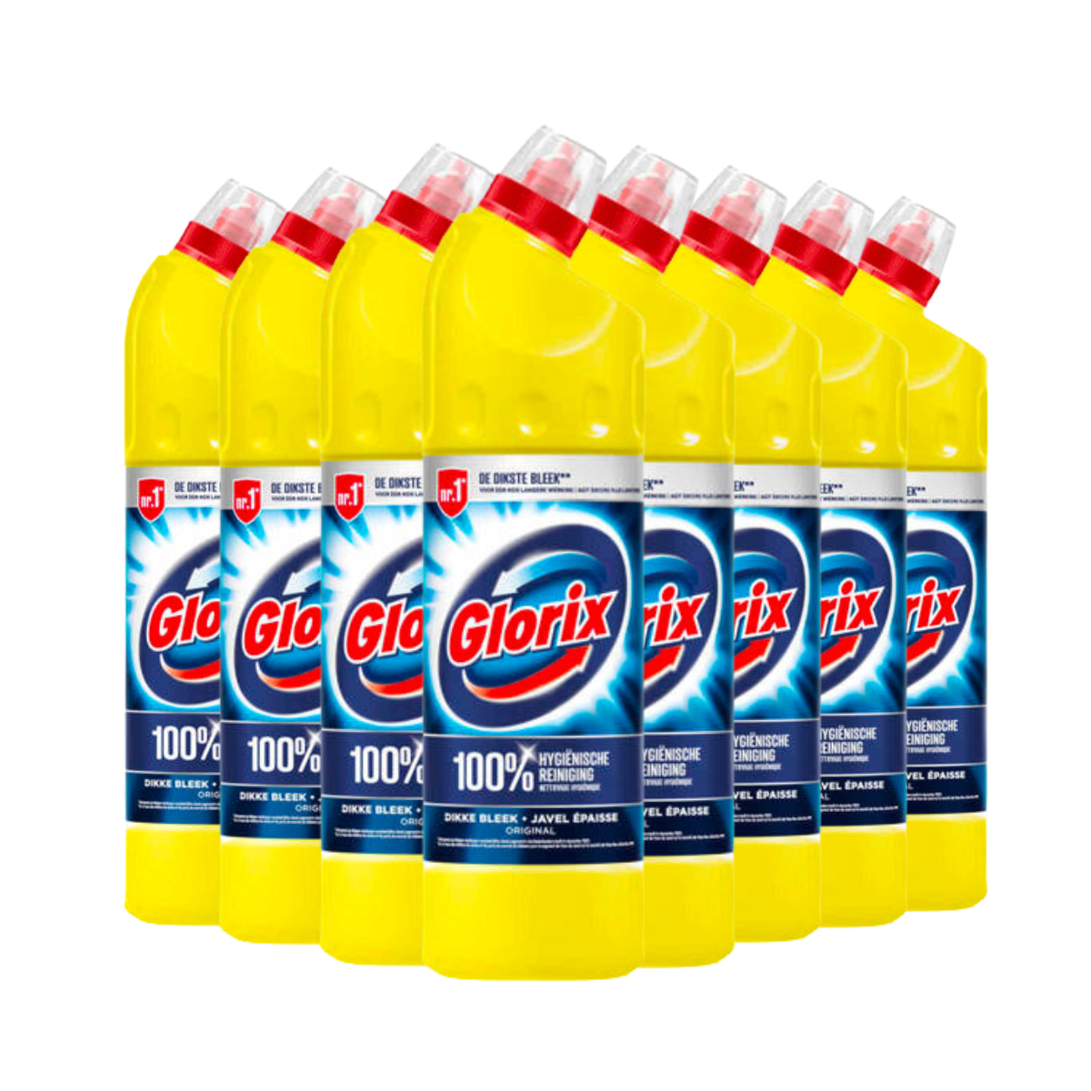 Glorix Bleek Original 750ML - 8 Stuks - Voordeelverpakking