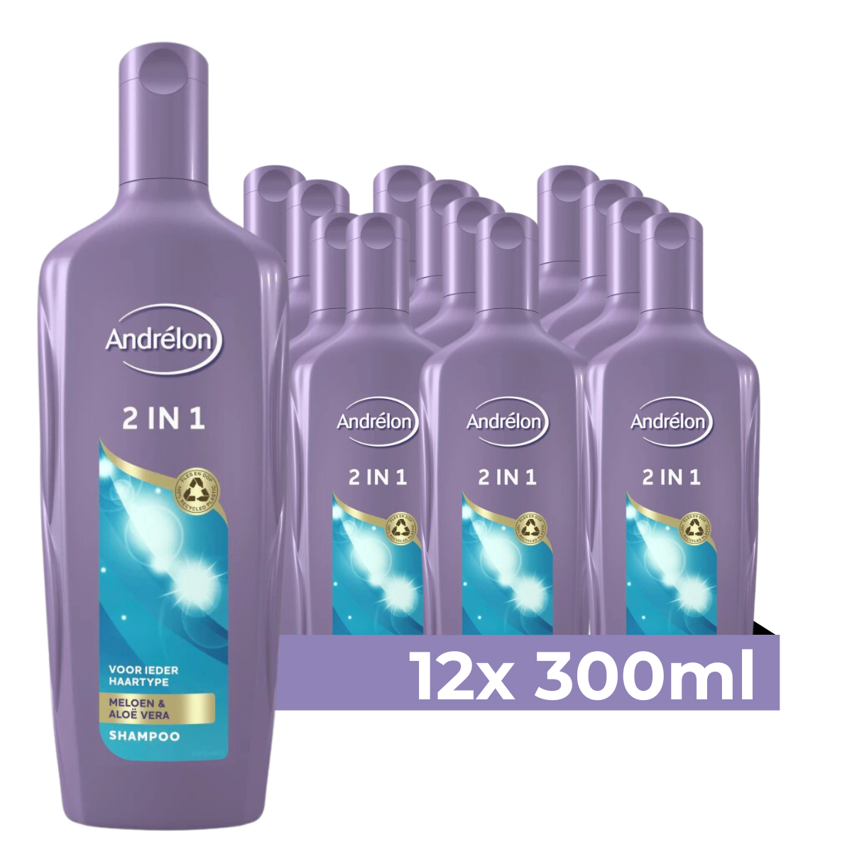Andrélon - Shampoo - 2in1 - 300ml x 12