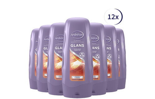 Andrélon Classic Glans Conditioner - 12 x 300 ml - Voordeelverpakking