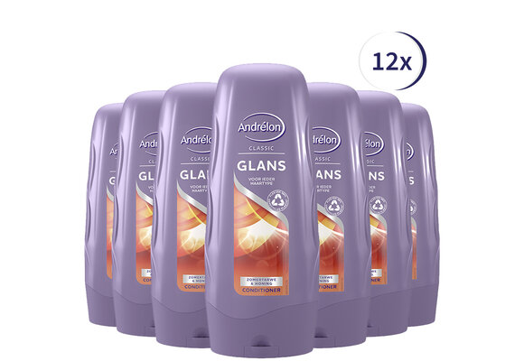 Andrélon Classic Glans Conditioner - 12 x 300 ml - Voordeelverpakking