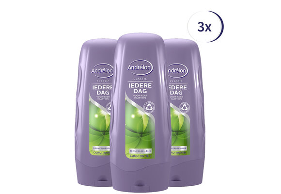 Andrélon Classic Iedere Dag Conditioner - 3 x 250 ml - Voordeelverpakking