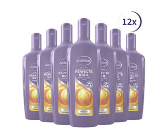 Andrélon Perfecte Krul Shampoo - 12 x 300 ml - Voordeelverpakking