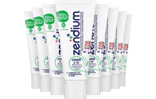 Zendium Junior 5-12jr Tandpasta - 12 x 50 ml - Voordeelverpakking