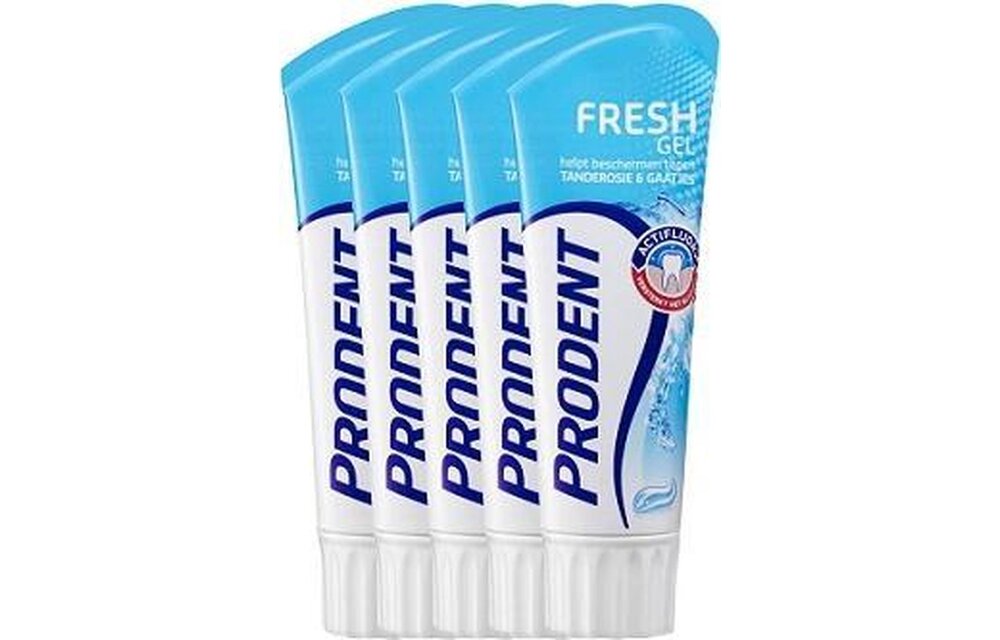 Prodent Fresh Gel Tandpasta - 5 x 75 ml - Voordeelverpakking