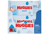 Huggies billendoekjes - Pure 99% water - 18 x 56 stuks - 1008 doekjes - voordeelverpakking