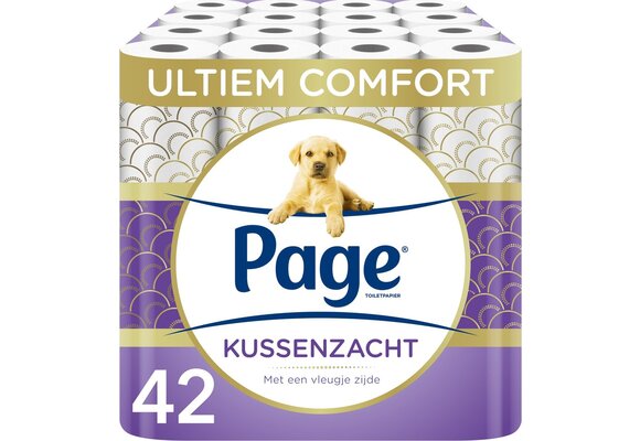 Page toiletpapier - 42 rollen - Kussenzacht wc papier (3-laags) - voordeelverpakking