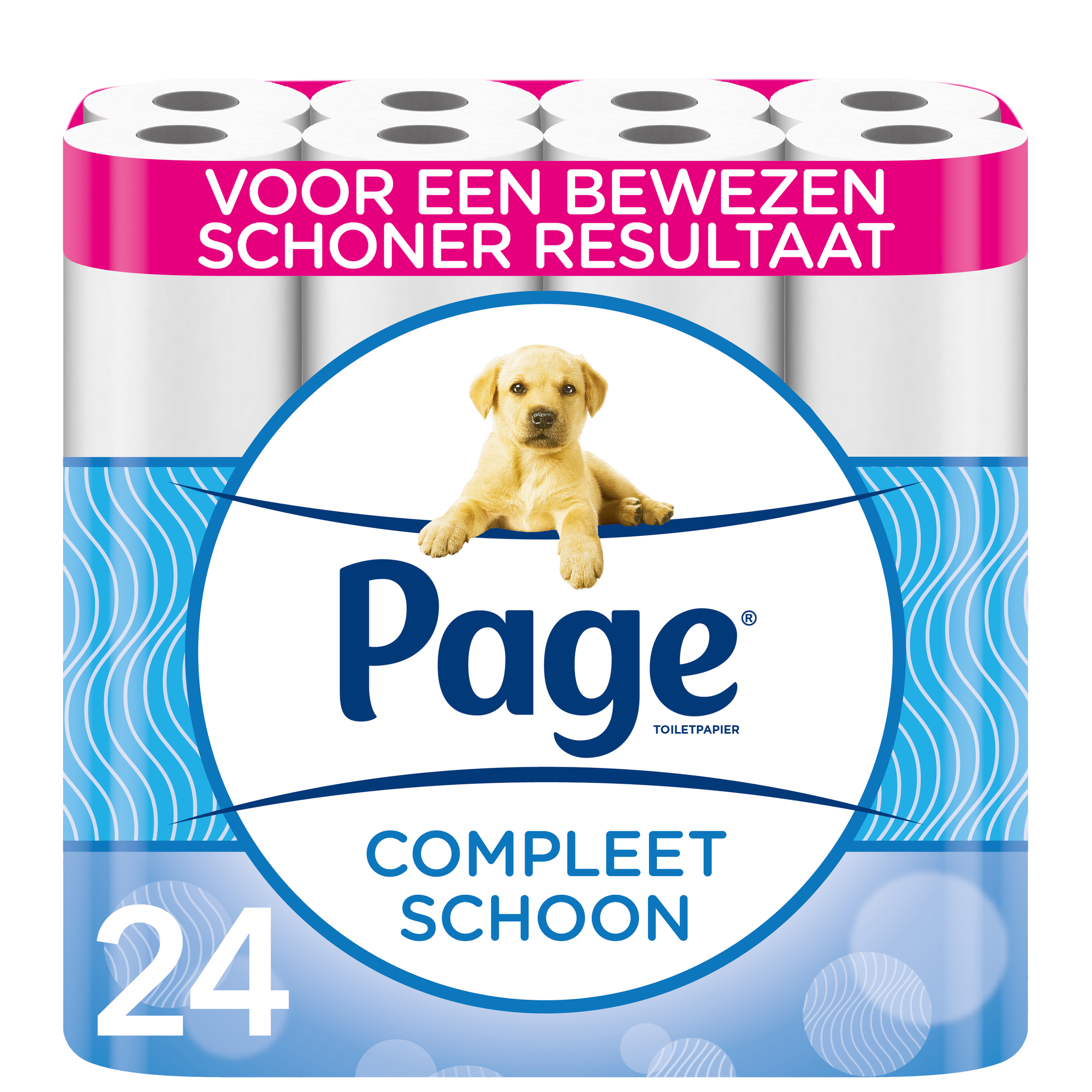 Page toiletpapier - Compleet schoon wc papier - 24 rollen