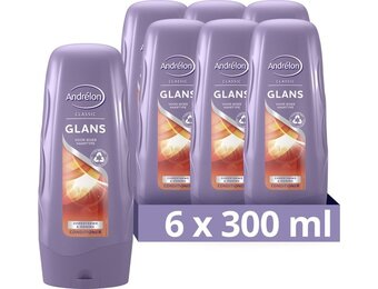 Andrélon Classic Glans Conditioner - 6 x 300 ml - Voordeelverpakking