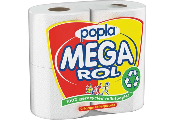Popla Megarol wc papier - 24 rollen