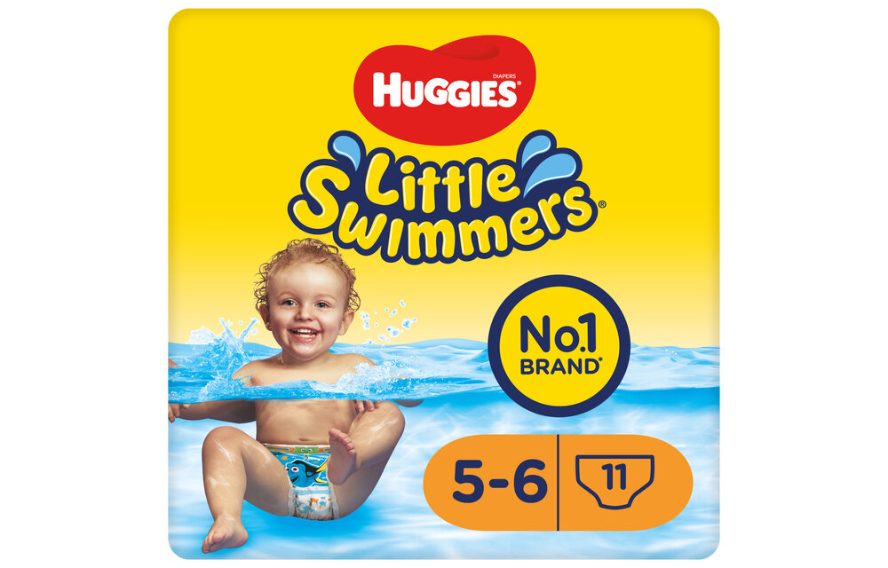 Huggies Little Swimmers - zwemluiers - maat 5/6 - (12 tot 18 kg) - voordeelverpakking - 33 stuks