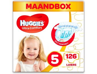 Huggies luiers - Maat 5 (11 tot 25 kg) - 126 stuks - Voordeelverpakking