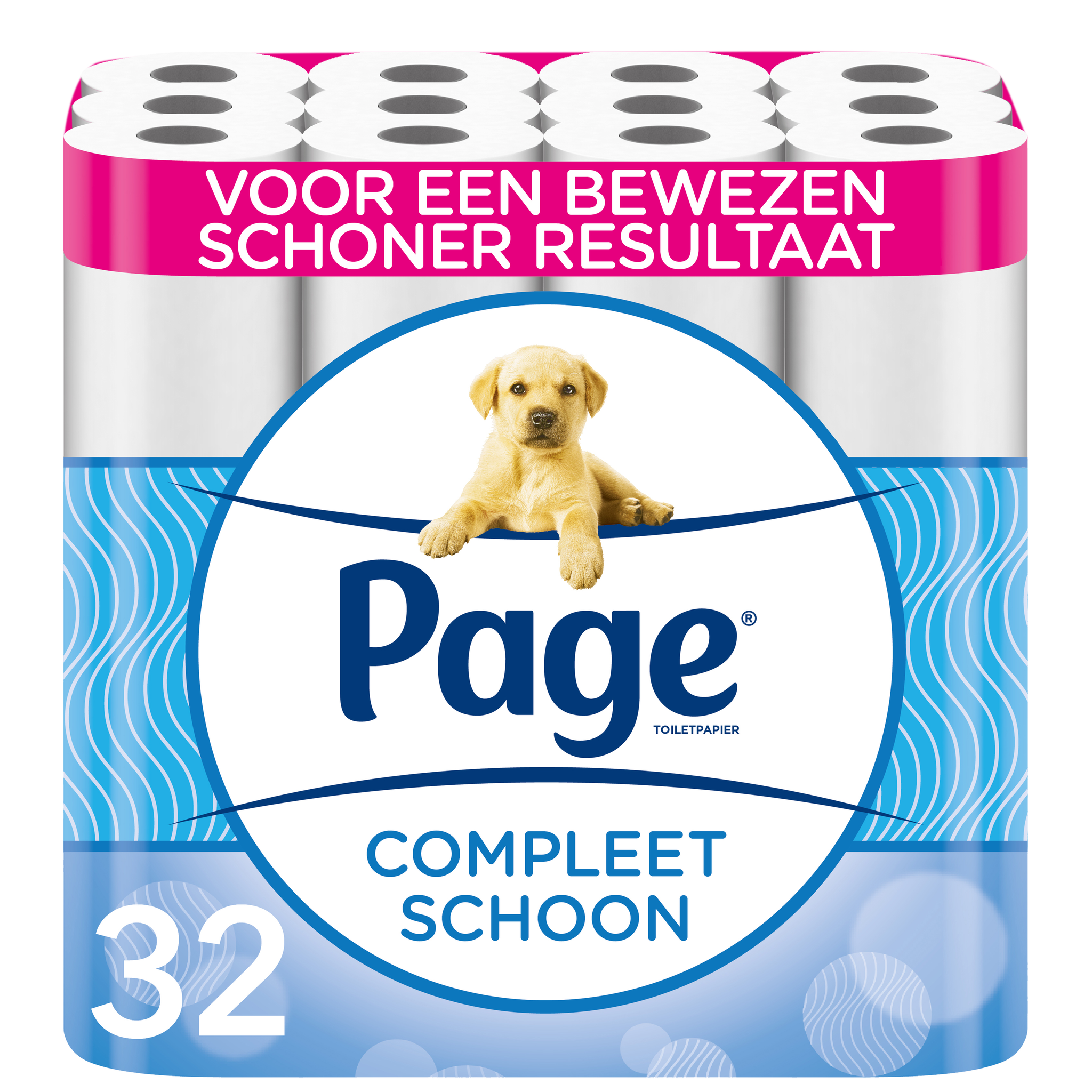 Page toiletpapier - 32 rollen - Compleet schoon wc papier - met een vleugje katoen