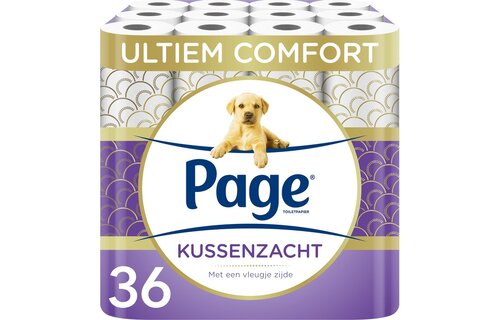 Page toiletpapier - 36 rollen - Kussenzacht wc papier (3-laags) - voordeelverpakking