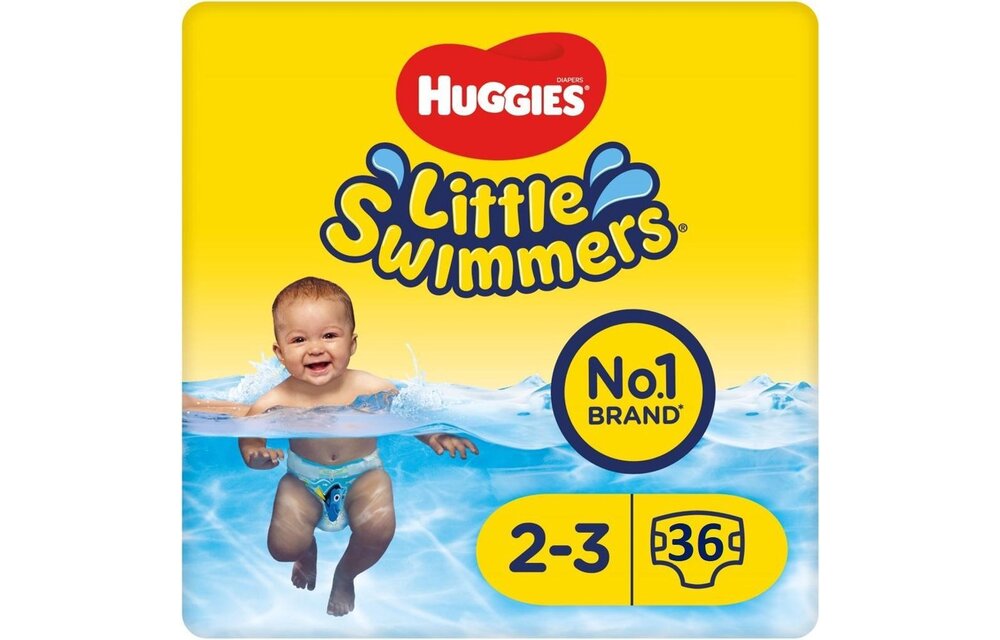 Huggies Little Swimmers - zwemluiers - maat 2/3 - (3 tot 8 kg) - voordeelverpakking - 36 stuks