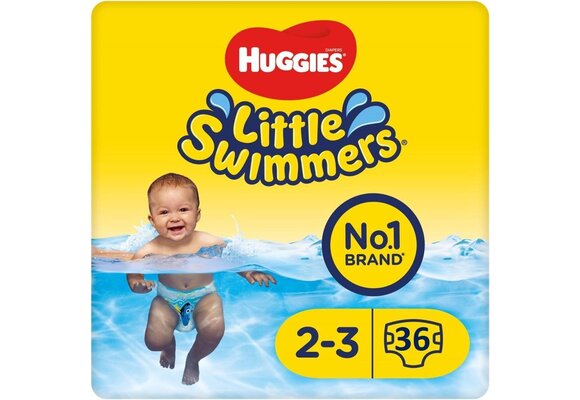 Huggies Little Swimmers - zwemluiers - maat 2/3 - (3 tot 8 kg) - voordeelverpakking - 36 stuks