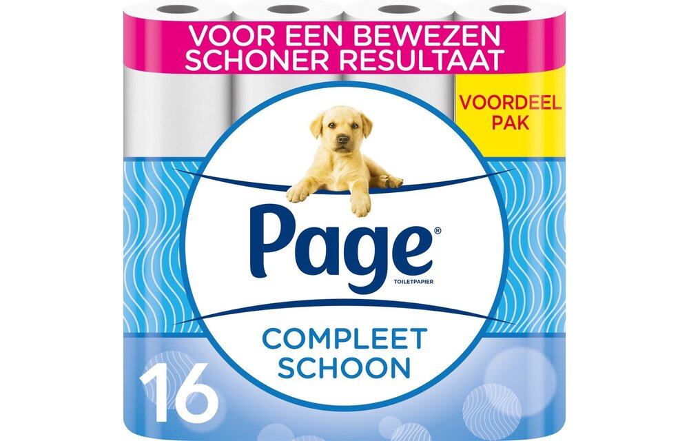 Page wc papier - Compleet Schoon toiletpapier - 16 rollen