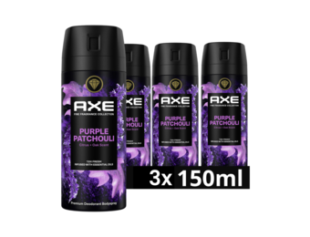 Axe Fine Fragrance BS Purple Patchouli 150ml 3x