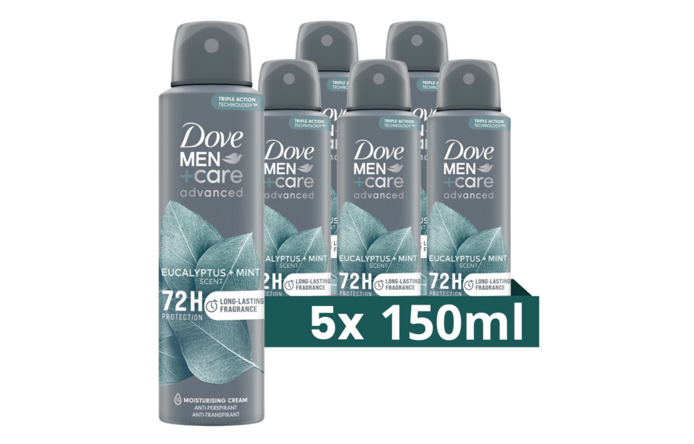 Dove M+C Eucalyptus + Mint deo 150ml 5x