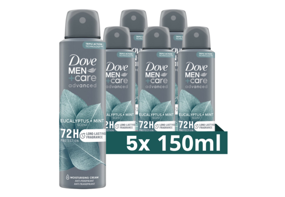 Dove M+C Eucalyptus + Mint deo 150ml 5x