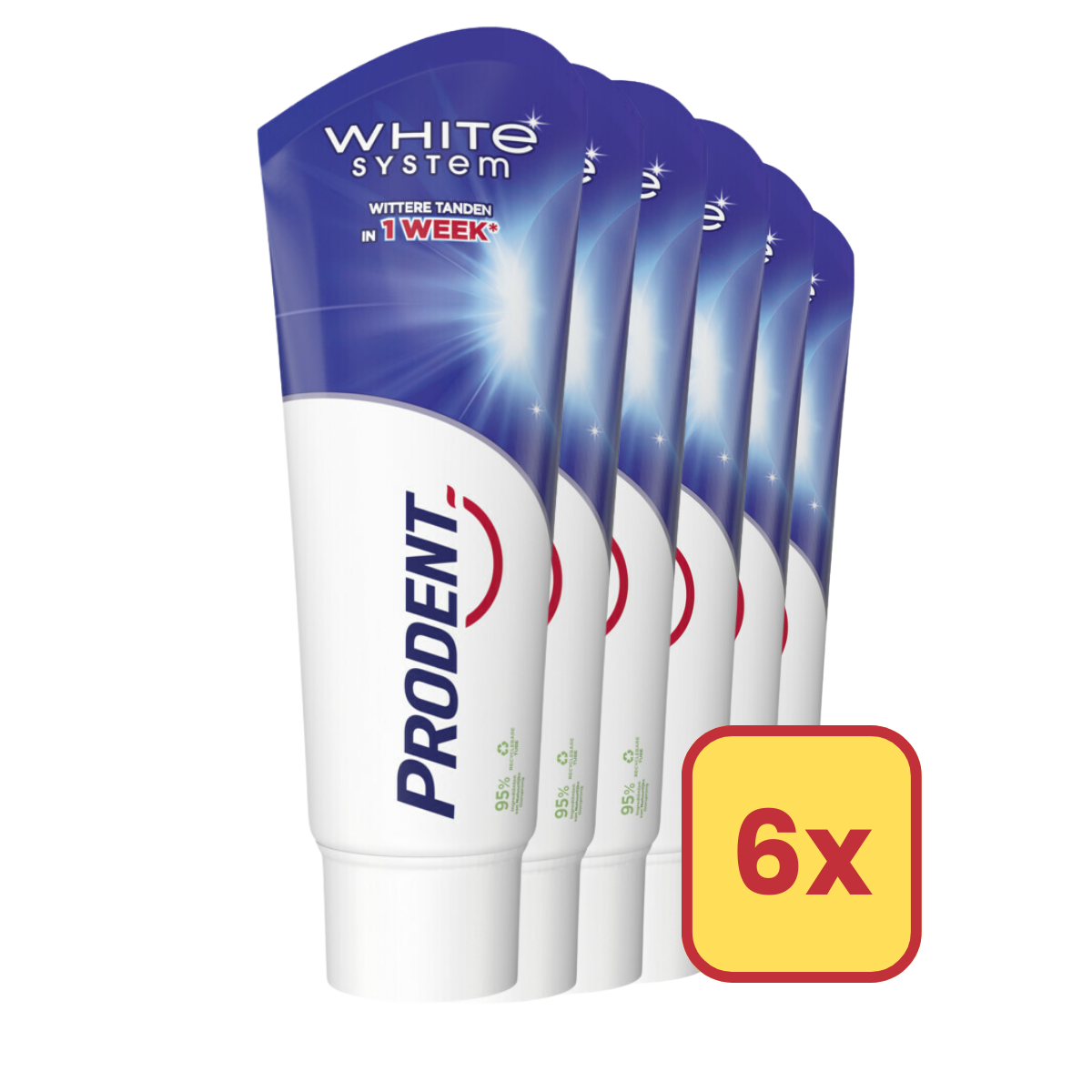 Prodent White System TP 75ml - 6 Stuks