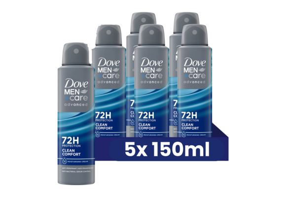 Dove M+C Clean Comfort 150ML  - 5 stuks  - Voordeelverpakking