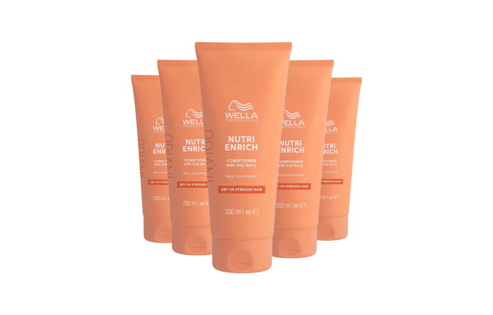 Wella Invigo Nutri Enrich Conditioner Droog Haar 200ml - 5 Stuks - Voordeelverpakking