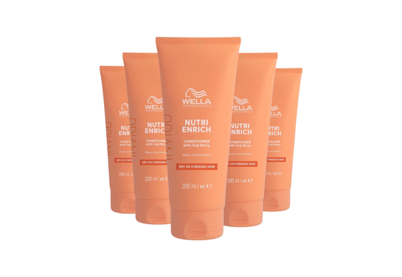 Wella Invigo Nutri Enrich Conditioner Droog Haar 200ml - 5 Stuks - Voordeelverpakking