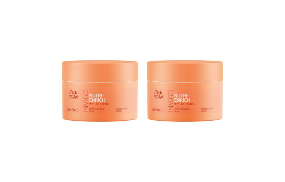 Wella Invigo Nutri Enrich Mask Droog Haar - 2 Stuks - Voordeelverpakking